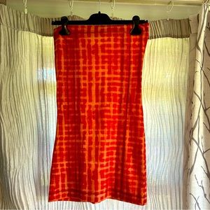 Charlotte Knowles Orange Tube Dress